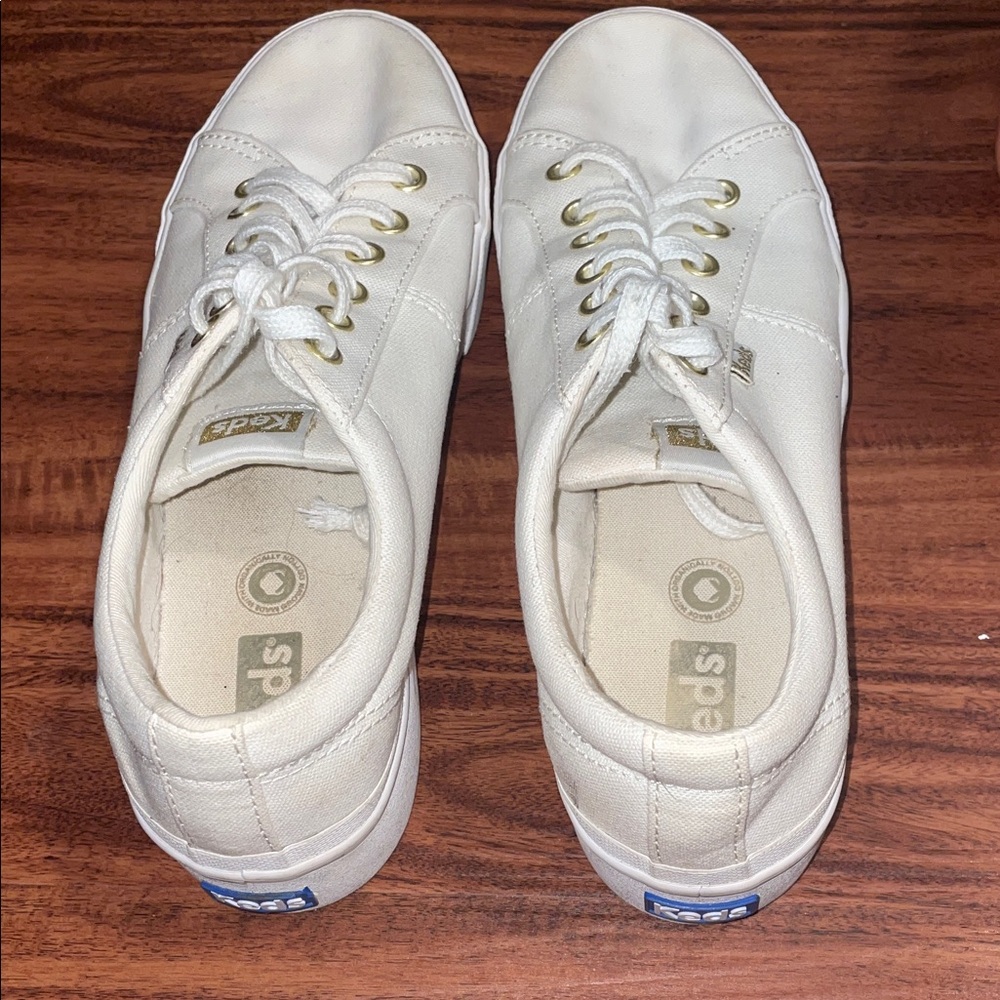 Keds White Jump Kick Duo Platform Sneaker (Women)